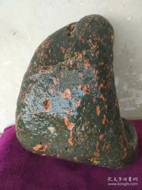 洛阳奇石581梅花石原石"红红火火"