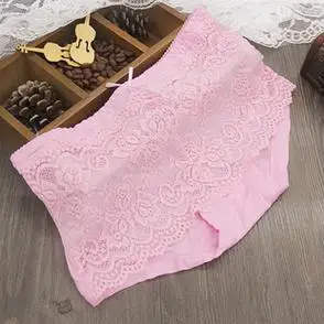 黑色中腰性感三角内裤女人无痕抗菌竹炭短裤女性面料女蕾丝三角裤