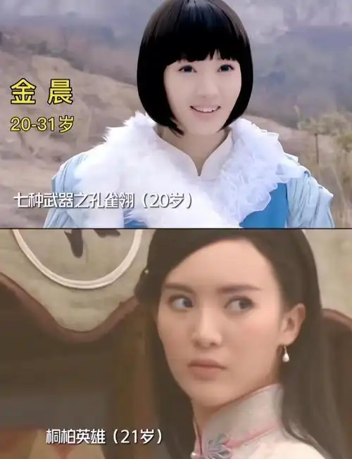 金晨12年前原来长这样天庭饱满地阁方圆和现在完全不像一个人