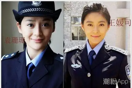 王媛可和袁姗姗太像了 神似双胞胎傻傻分不清