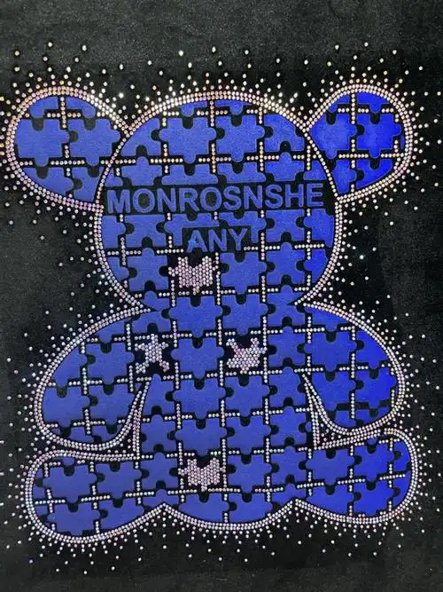 烫图热转印平底转钻纺织 仿奥罗升华衣服印花烫画烫图厂