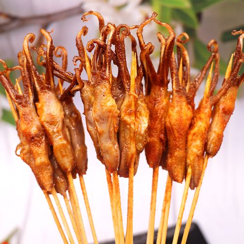 鸭舌小串烧烤腌制鸭舌串火锅商用冷冻半成品食材串其它