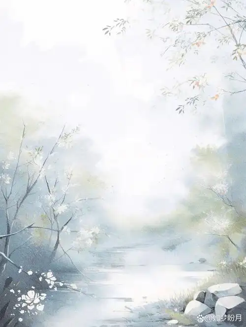 【小说封面底图】水彩古风 【可商用】