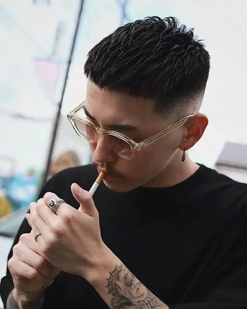 潮男发型来袭总有一款适合你#抖音图文来了 #美式渐变 #潍坊 - 抖音