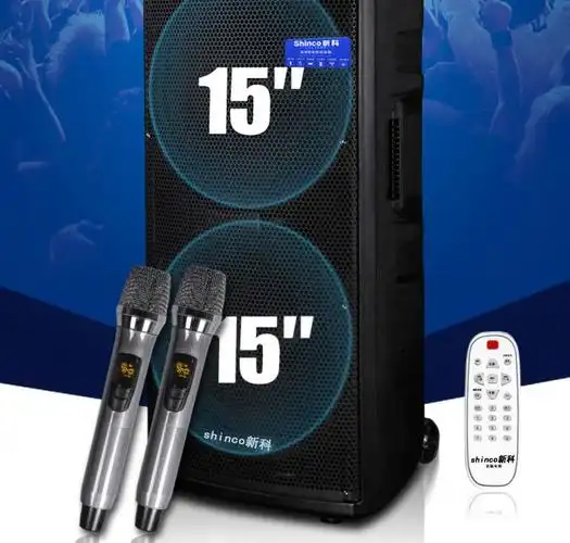 新科(shinco) 双十五吋舞台音响 广场舞音响高音号角婚庆大型演出蓝牙