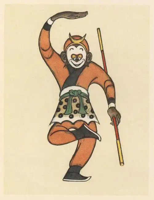 中国第一部彩色动画长片《大闹天宫》的人物设定,都认识吗?