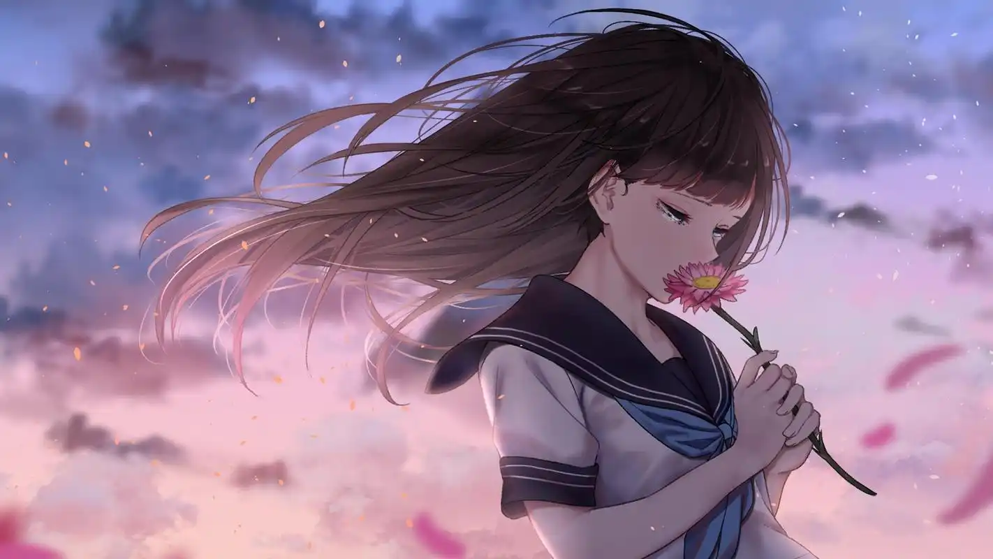壁纸:分享一治愈系动漫美女壁纸,赶紧收藏吧!