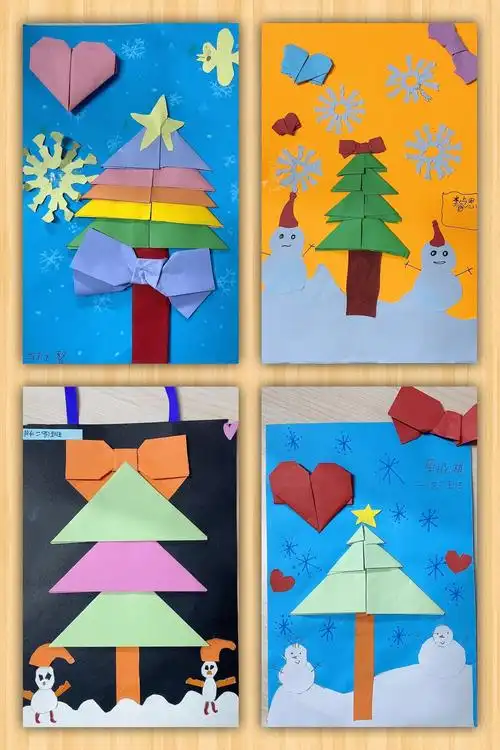 孩子们用各种各样的轴对称图形做出了一幅幅美丽的画.