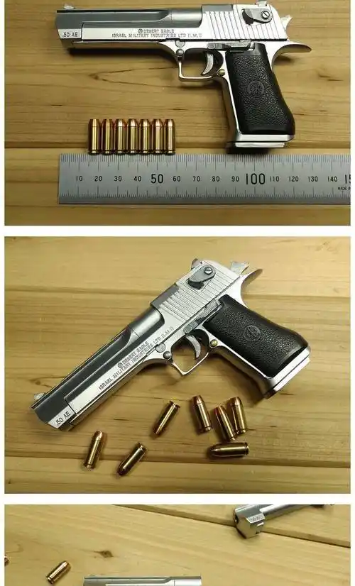 05合金帝国m92a1模型金属可拆卸抛壳不可发射玩具枪 磨砂黑 标配(6发