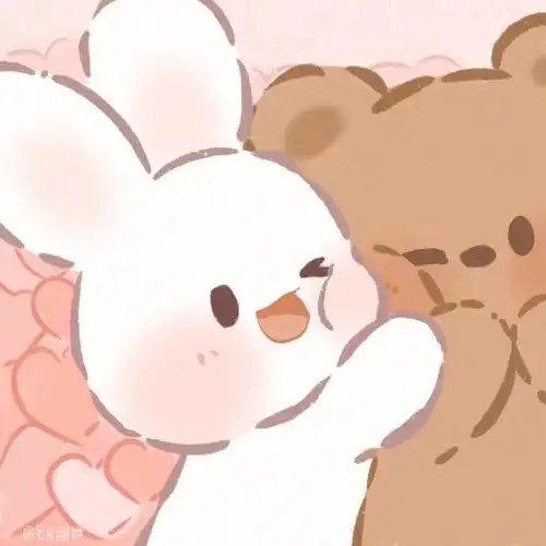 超萌的情侣头像