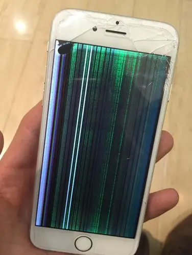 手机花屏,有时候好了,也能触屏,但是还有竖条条,有时候什么也看不见