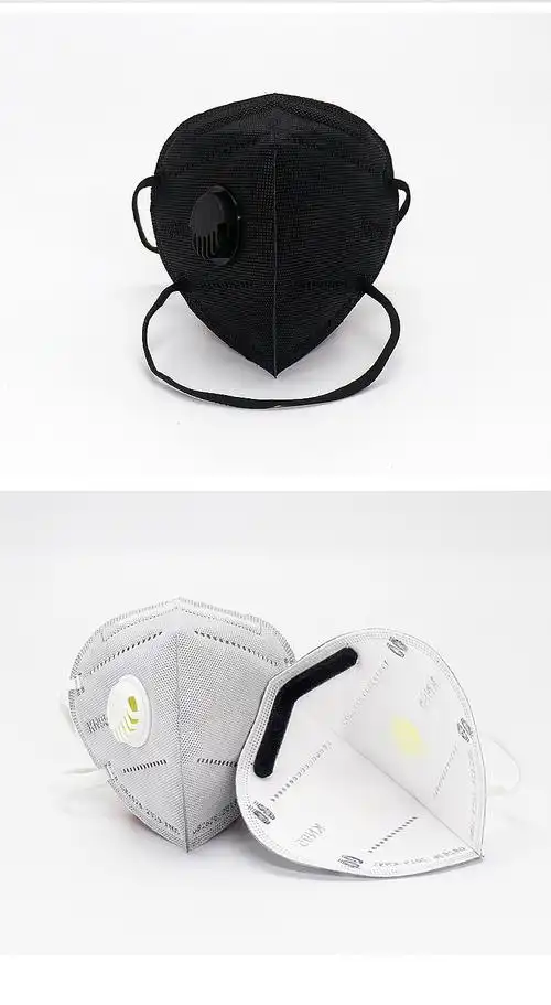 kn95头戴式带呼吸阀活性炭口罩 工业防尘防雾霾成人kn95防护口罩_供应