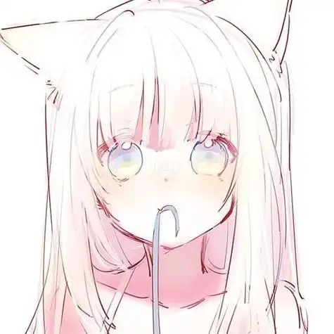 动漫女生头像唯美二次元猫耳朵