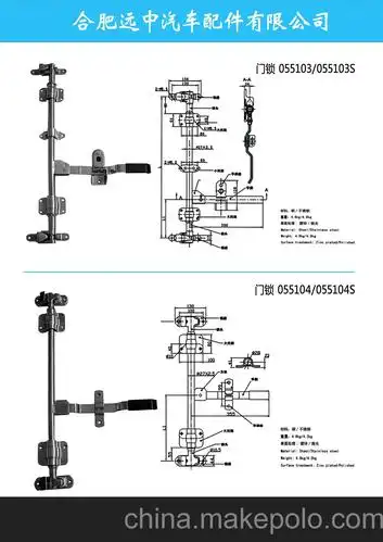 远中集装箱门杆锁,大型锻造锁具图片_3