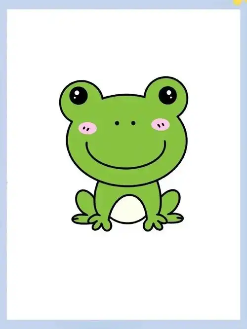 可爱的小动物简笔画,一起画画吧