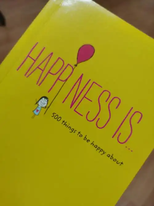 [气球r]不要看这本《500件值得开心的小事》是英文的,其实内容以图画