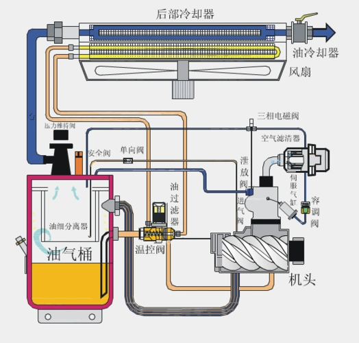 基本结构和工作原理通常所称的螺杆压缩机即指双螺杆压缩机.