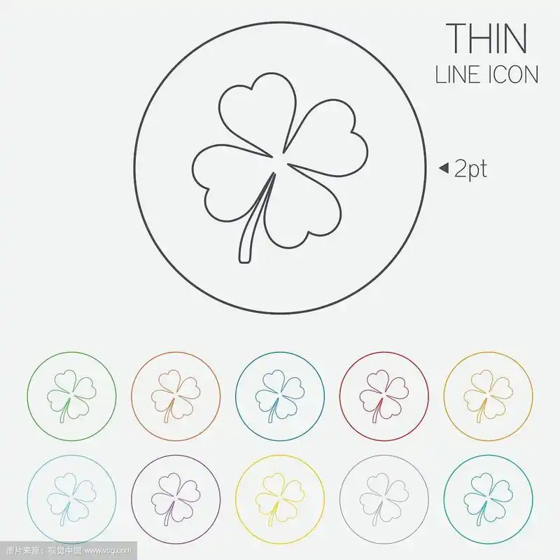 四叶草象征圣帕特里克