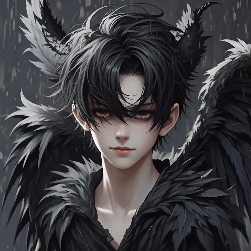 94暗黑系恶魔男生头像97 探索黑暗与神秘的交融,这组恶魔男生头像