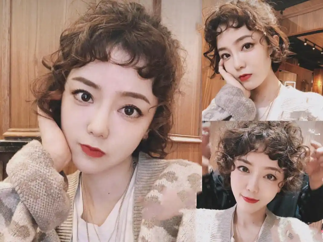 【1】羊毛卷超短发