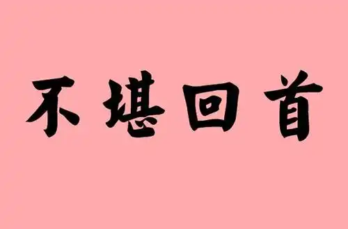 无忧范文网 热门文章 字词解析  不堪回首的词语解释,造句如下