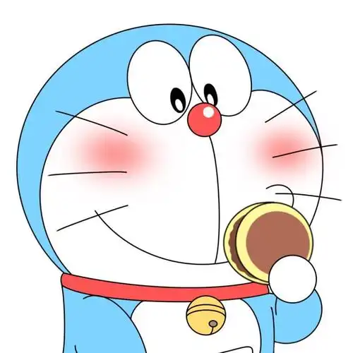 哆啦a梦铜锣烧手绘头像
