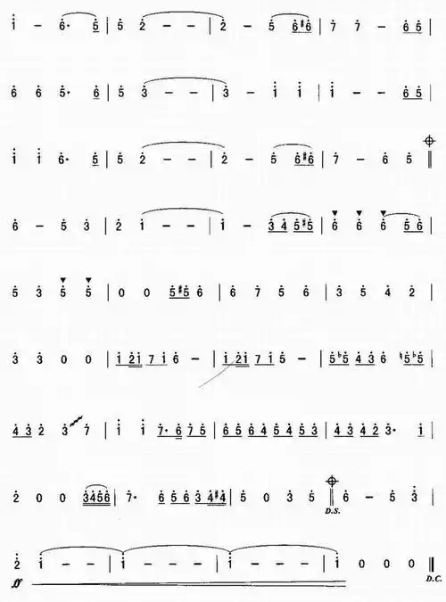 什锦菜美国流行音乐be调中音萨克斯曲谱简谱