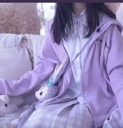 ins紫色系女生头像