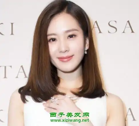 女生及肩短发直发发型 御姐范十足短发直发发型(2)_直发发型_西子美发