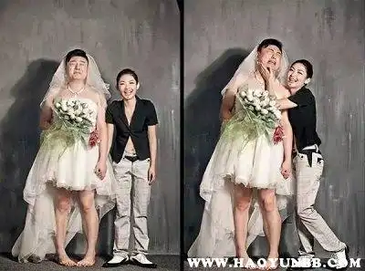女朋友要我穿婚纱隆胸倒插门男方穿婚纱出嫁