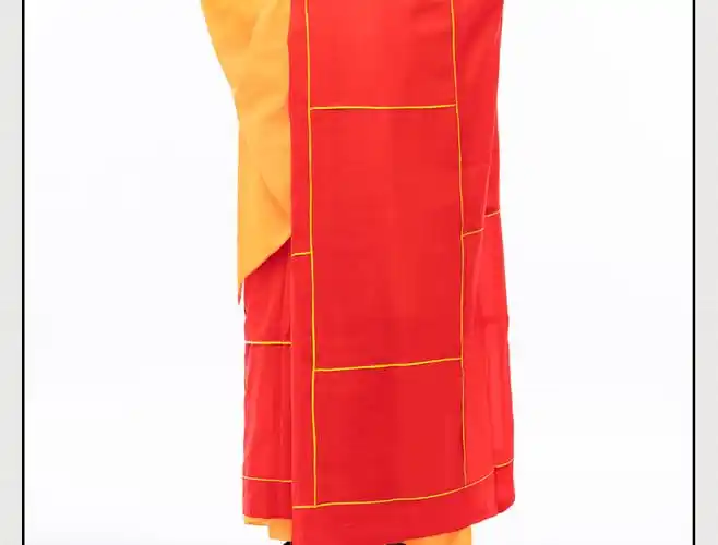琉语 袈裟僧衣金边法衣七忏衣红色和尚衣服男女五衣僧服唐僧佛教祖衣