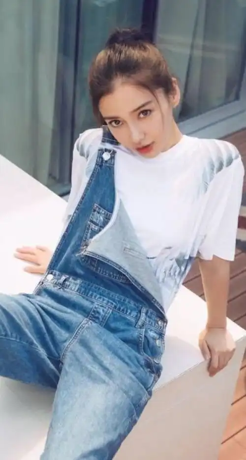 杨颖写真牛仔