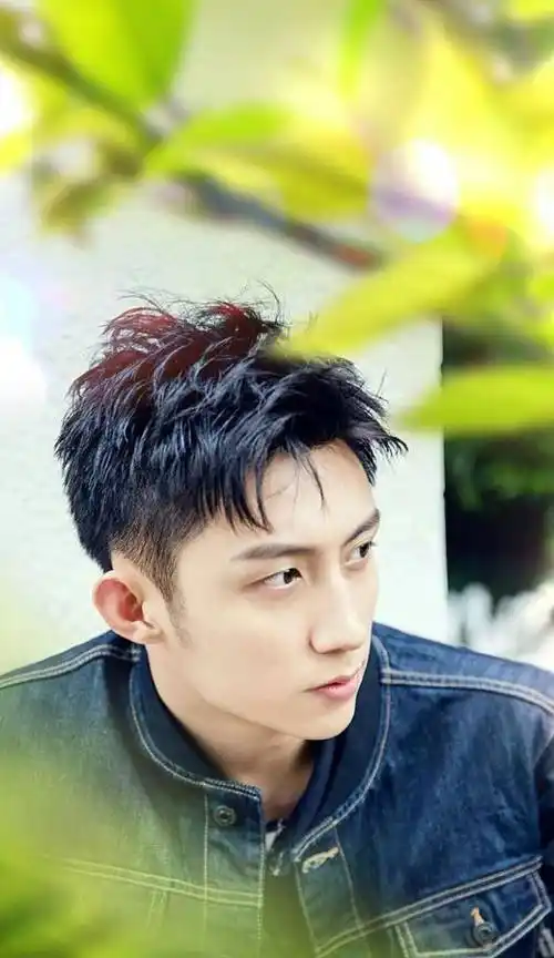 黄景瑜这发色看着有点太个性,虽然颜色很新潮,但他染的有点显老_男生