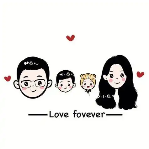 全家福微信头像一家一女 女生头像图片大全 -【爱个性】