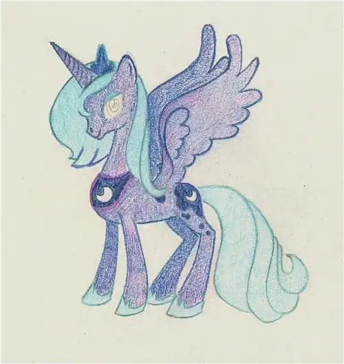 零基础绘画教程月亮公主