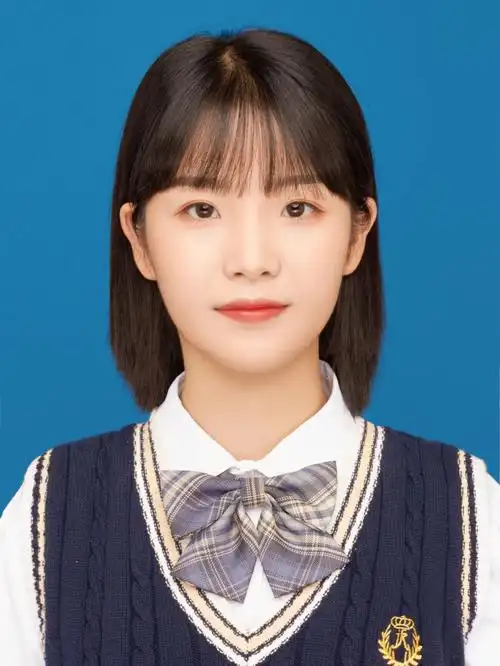 蓝天白云～949296#大学生  #证件照  #学生党妆容