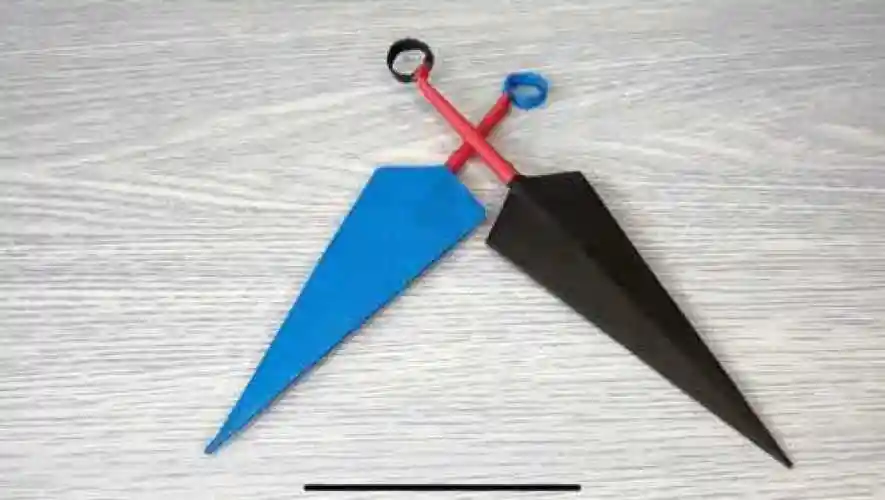 忍者游戏的武器折纸