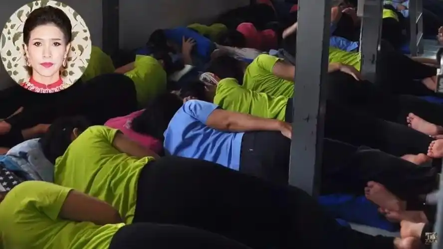 诗妮娜贵妃入狱两年被关押场所睡觉翻身都难还需要劳动改造2