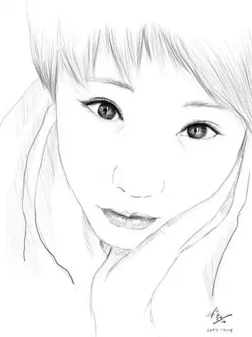 简单素描人物素描人物画入门步骤