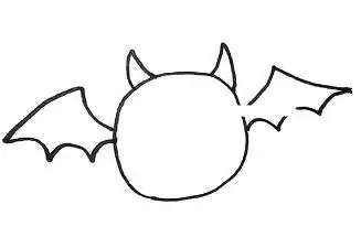 小恶魔的叉子简笔画