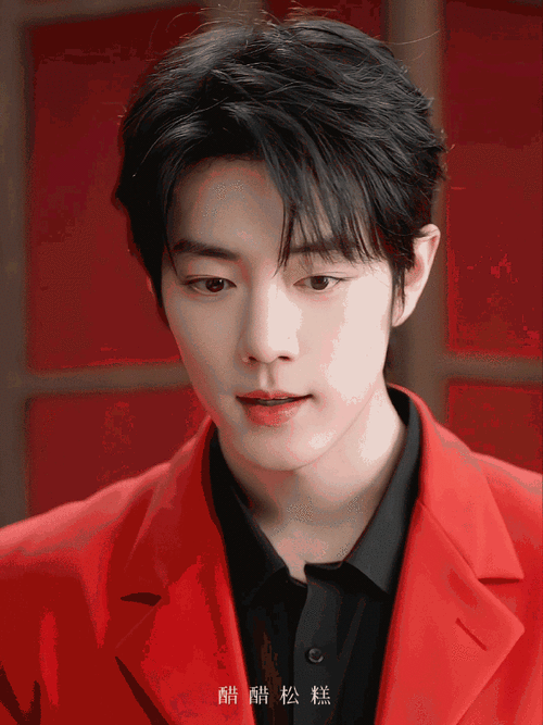 肖战#92#肖战wedgwood品牌代言人#宝真的超适合红色!