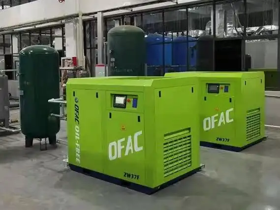 无油水润滑螺杆空压机厂家公司-永磁变频空压机品牌工厂-奥夫科压缩机