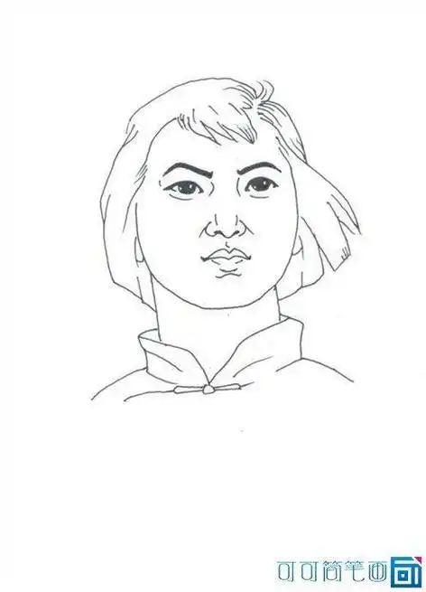 革命烈士简笔画简笔画英雄人物的简笔画有哪些红色革命烈士简笔画抗日
