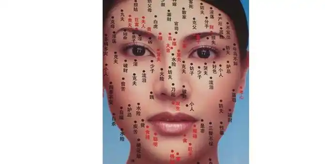 女性面部痣相图解大全,女人脸上的痣各指什么?