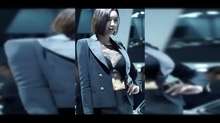 韩国美女车模气质高冷,你们谁能征服她?