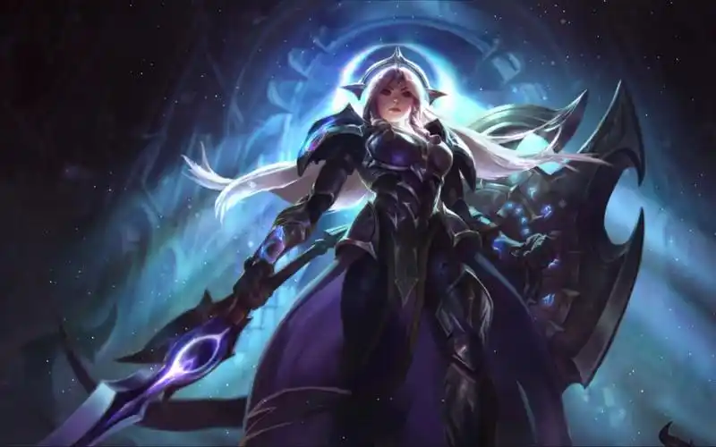 月蚀骑士 蕾欧娜 皮肤视频 - lol英雄联盟手游 lunar eclipse leona