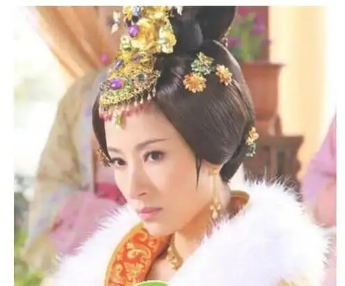 古装后宫美女的盘发发型欣赏
