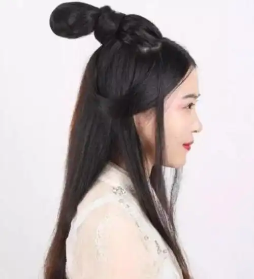 古代发型简单的梳法,简单教程一学就会