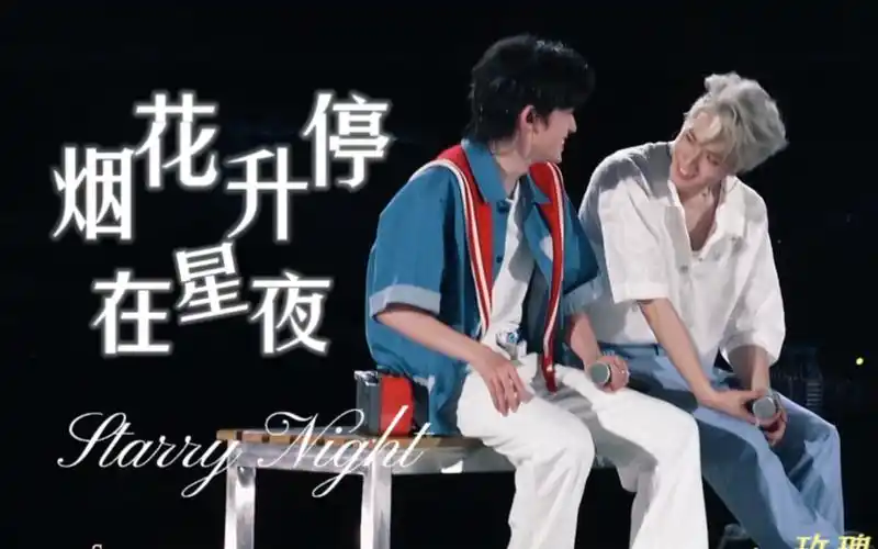 《烟花升停在星夜》正面高清直拍 宋亚轩 刘耀文理想之途演唱会