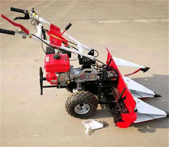 山区水稻手扶收割机前置秸秆割倒机小型黄豆收割机标准型号